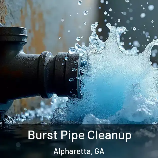  Burst Pipe Cleanup Alpharetta, GA