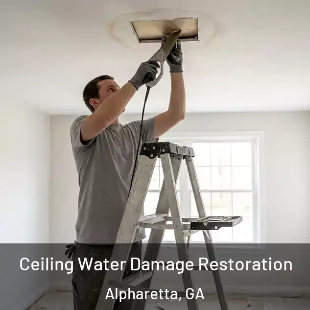  Ceiling Water Damage Restoration Alpharetta, GA