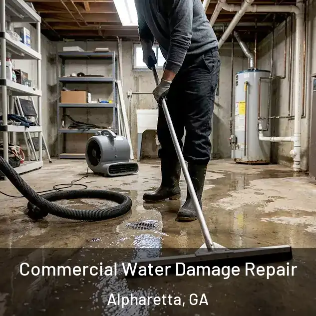  Commercial Water Damage Repair Alpharetta, GA