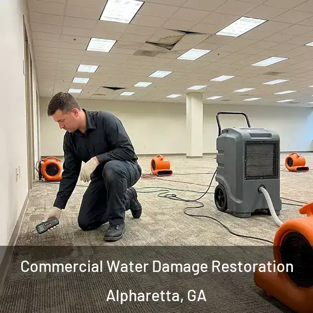  Commercial Water Damage Restoration Alpharetta, GA