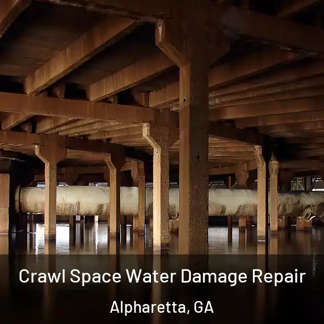 Crawl Space Water Damage Repair Alpharetta, GA