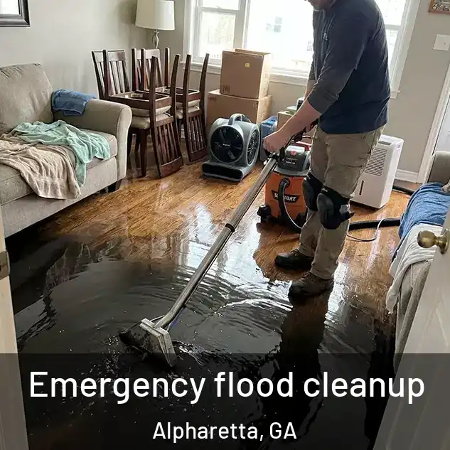  Emergency flood cleanup Alpharetta, GA