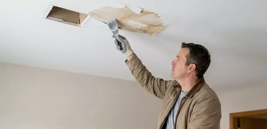 Dry Ceiling After Water Leak in Alpharetta