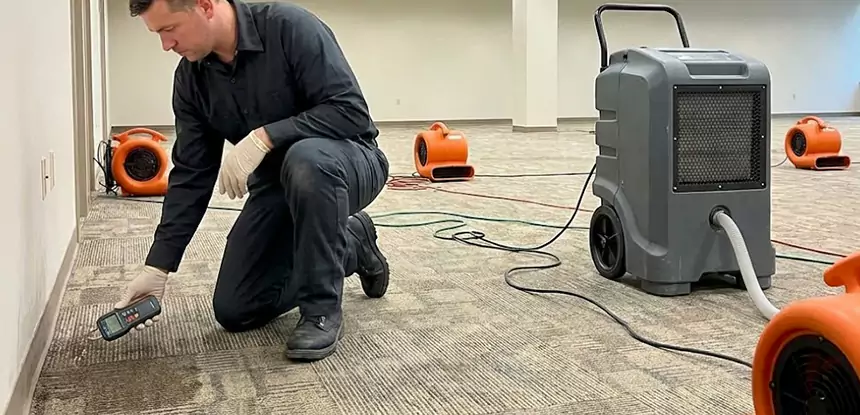 Drying Carpet Padding After Flood in Alpharetta