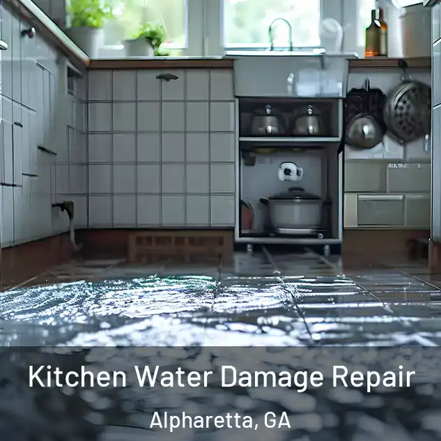  Kitchen Water Damage Repair Alpharetta, GA