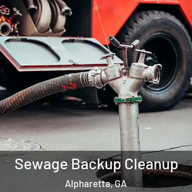  Sewage Backup Cleanup Alpharetta, GA