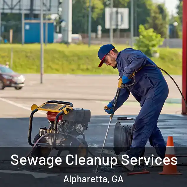  Sewage Cleanup Services Alpharetta, GA