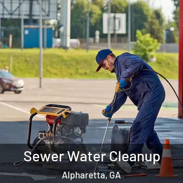  Sewer Water Cleanup Alpharetta, GA