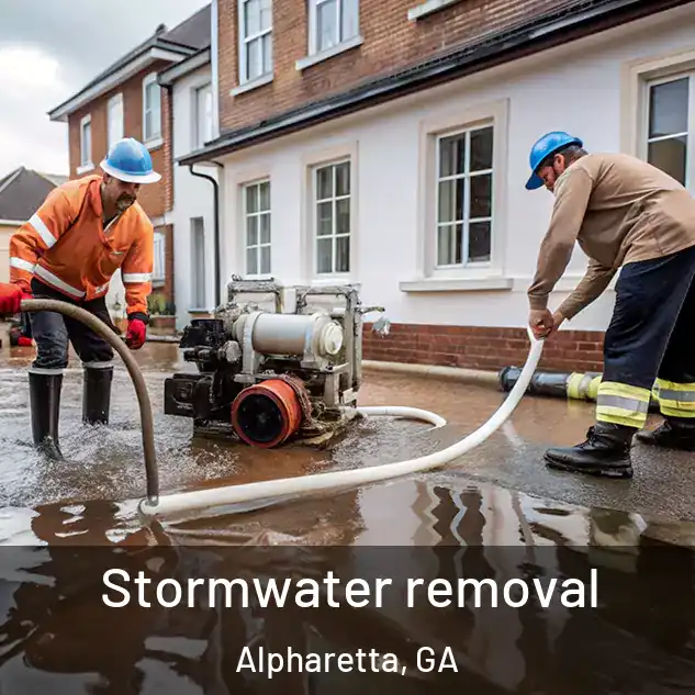  Stormwater removal Alpharetta, GA
