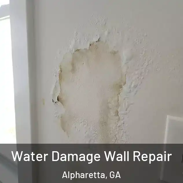  Water Damage Wall Repair Alpharetta, GA